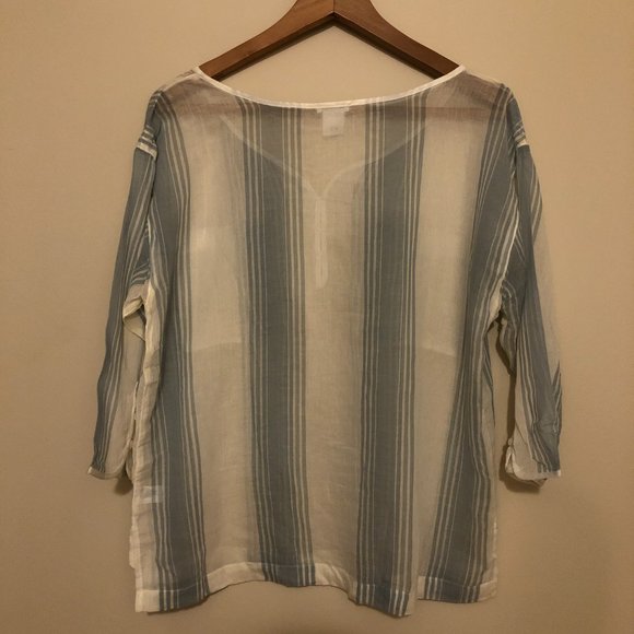 Club Monaco Sheer Cotton Top NWOT - Picture 2 of 6